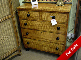 victorian satinwood chest